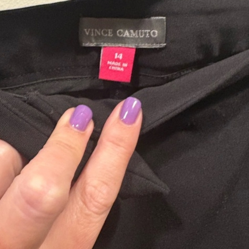 Vince Camuto Black High Waisted Pants,  EUC - Picture 4 of 4